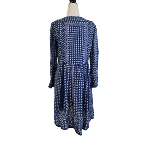 Anthropologie  Akemi +kin    Aztec print  with embroidered shiny threads  dress - Picture 2 of 6